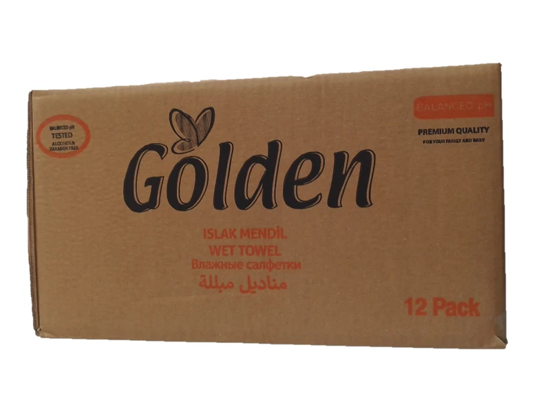 Golden Islak Mendil 90'lı X 12 adet(1 Koli) ürün görseli 1