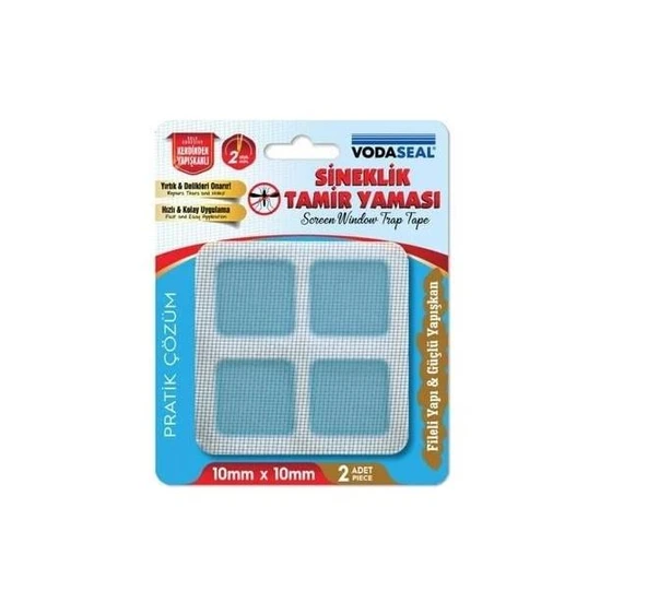 Vodaseal Sineklik Tamir Yaması 10x10cm 2li Paket ürün görseli 1