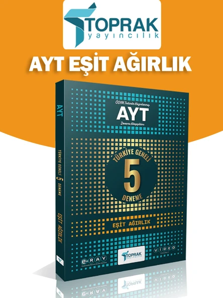 Toprak AYT 5'li Eşit Ağırlık Deneme ürün görseli 1