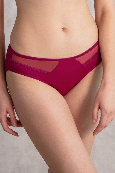 MAN2779 Kadın Mikro Kumaş Tüllü Slip (2779) ürün görseli 1