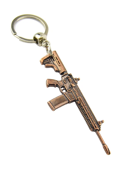 Tüfek Rifle Anahtarlık M-16 - Bakır Oksit ürün görseli 1