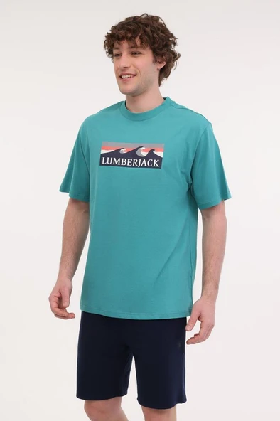 Lumberjack ML ROGER 11OTD2-31 5FX 101951137 Erkek Tişört Yeşil S-XXL ürün görseli 1
