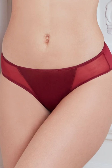 MAN2778 Kadın Mikro Kumaş Tüllü Slip (2778) ürün görseli 1
