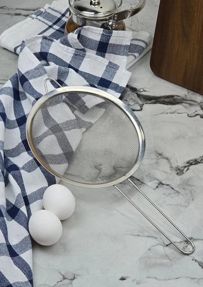 Paslanmaz Mutfak Süzgeç - Sebze Makarna Süzgeci - 18 CM ürün görseli 1