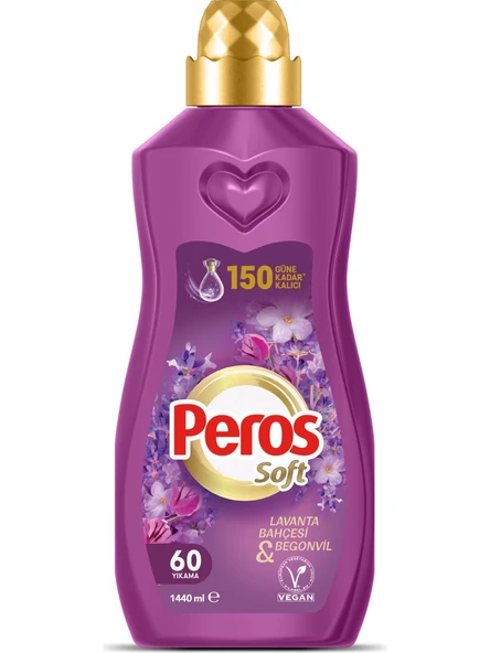 Peros 1440 ml Konsantre Yumuşatıcı Lavanta & Begonvil ürün görseli 1