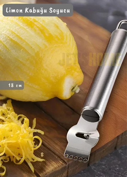 Limon Soyacağı Kivi Soyacağı Paslanmaz Çelik Asma Delikli Limon Kabuğu Soyacağı 18 cm ürün görseli 1