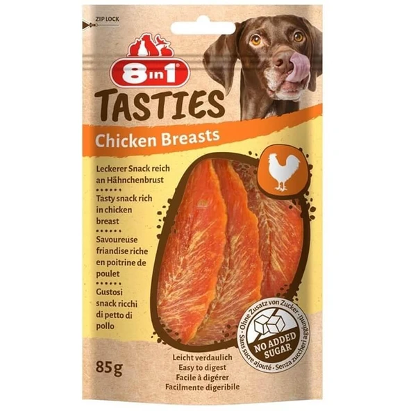 8in1 Tasties Chicken Breast Tavuk Göğsü Köpek Ödülü 85 Gr ürün görseli 1