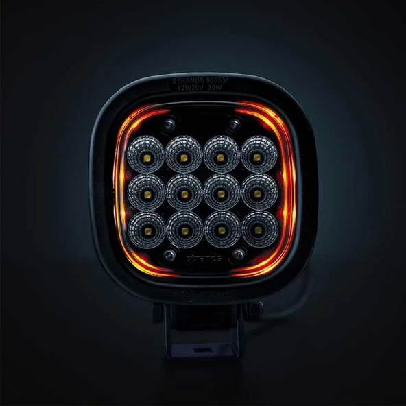 Strands Off-Road Led Lamba President Amber 25W 908537 - Resim 3