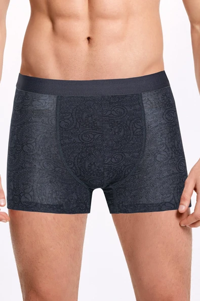 Erkek Şal Desen Modal Boxer - Resim 3