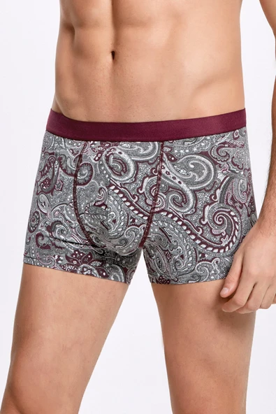 Erkek Şal Desen Modal Boxer - Resim 2
