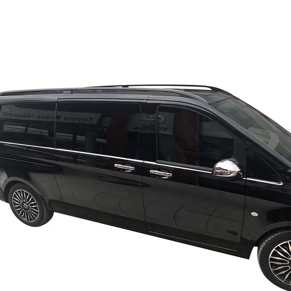 Porsche Cayanne Tavan Çıtası - Siyah, Solid | (2003-2010) - Resim 2