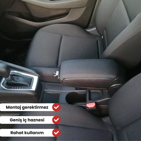Ehiltek Citroen C-Elysee Kolçak Siyah 2012 ve Sonrası - Resim 3