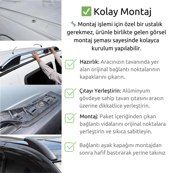 Mitsubishi Asx Tavan Çıtası - Gri, Solid | (2010-2023) - Resim 5