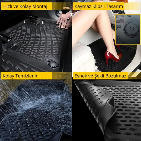 Nissan Juke 3D Paspas - Siyah | (2010-2019) - Resim 3