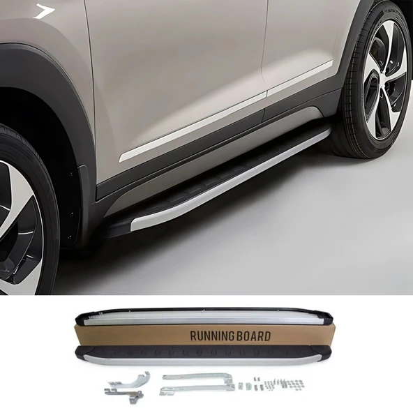 Ehiltek Audi Q3 Yan Basamak Seti - Gri, Proside | (2011+) - Resim 4