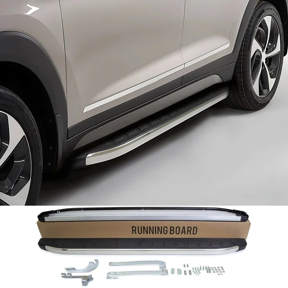 Ehiltek Chery Tiggo 8 Pro Yan Basamak Seti - Krom, Proside | (2023+) - Resim 4