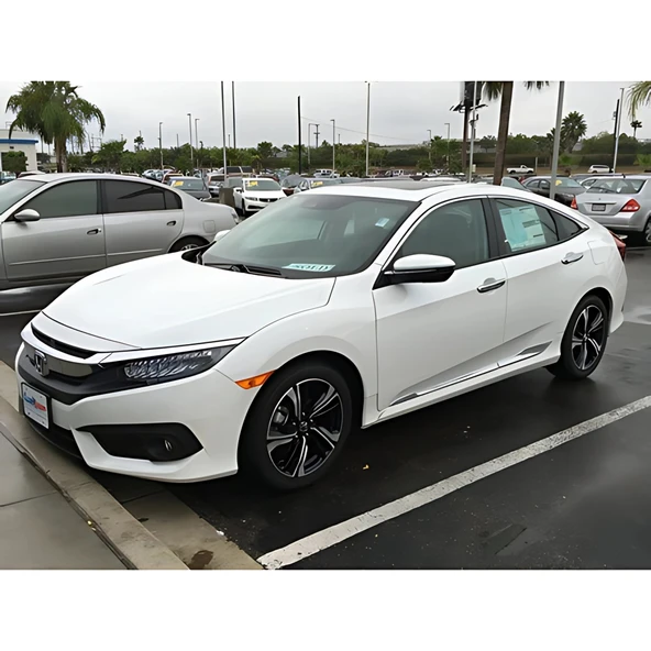 Ehiltek Honda Civic Yan Kapı Çıtası - Krom (4 Parça) | Sd (2016-2021) - Resim 3
