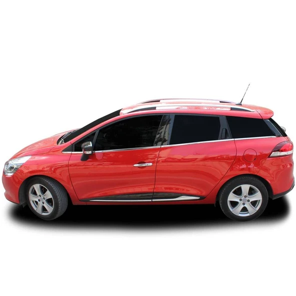 Renault Clio Yan Kapı Çıtası - Krom, Formlu Tip (4 Parça) | Hb/sw (2012-2019) ürün görseli 1