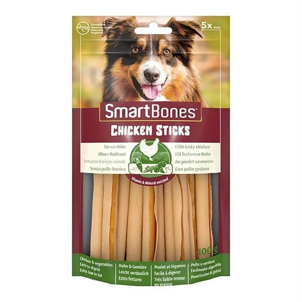 8in1 Smart Bones Tavuklu Sticks Köpek Ödülü 5li ürün görseli 1