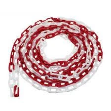 Essafe 8 Mm Plastik Zincir Kırmızı Beyaz 100 Metre Ge 6000 ürün görseli 1