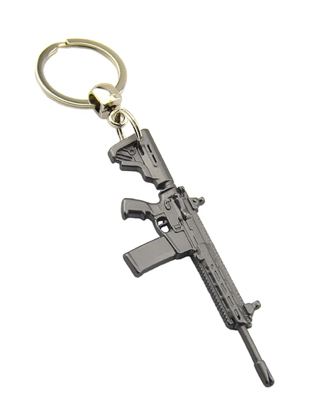 Tüfek Rifle Anahtarlık M-16 - Mat Siyah ürün görseli 1