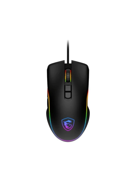 MSI Forge GM300 RGB Optik Kablolu Oyuncu Mouse ürün görseli 1