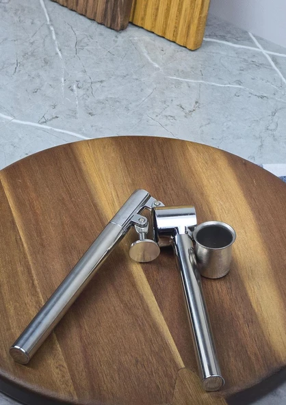 Arow Sarımsak Ezici - 18 CM, Krom - Resim 2