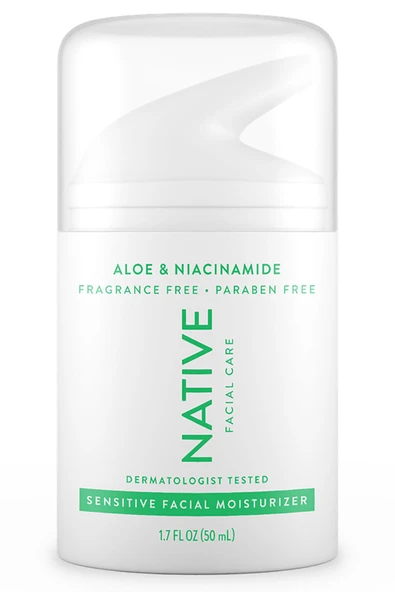 Native Aloe Vera ve Niacinamide Hassas Yüz Nemlendirici 50ML ürün görseli 1