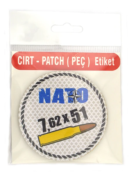 Nato 762 x 51 - Cırt - Patch - Peç - Arma - 8 cm - Resim 7