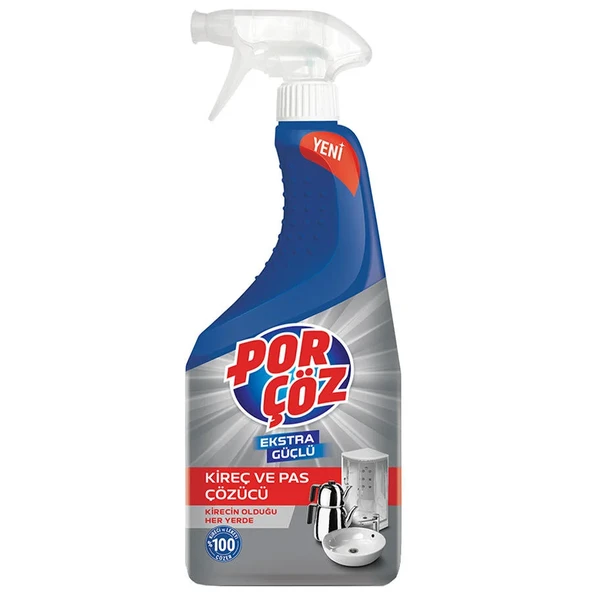 PORÇÖZ EKSTRA GÜÇLÜ KİREÇ VE PAS  ÇÖZÜCÜ 750 ML ürün görseli 1