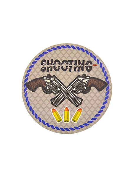Rovelver Tabanca Shooting - Cırt - Patch - Peç - Arma - 8 cm ürün görseli 1
