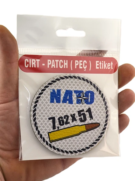 Nato 762 x 51 - Cırt - Patch - Peç - Arma - 8 cm - Resim 6