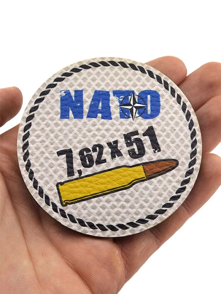 Nato 762 x 51 - Cırt - Patch - Peç - Arma - 8 cm - Resim 3