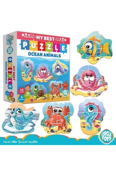 My Best Puzzle Ocean Animals ürün görseli 1