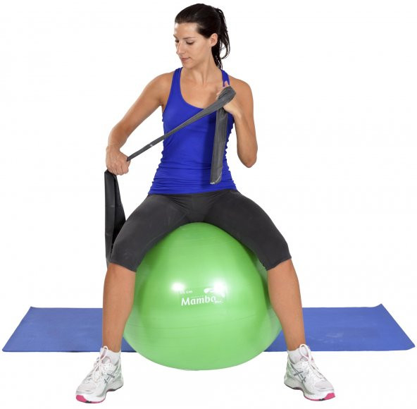 MAXİ PİLATES & YOGA EGZERSİZ BANDI , THERABAND SİYAH RENK(EN GÜÇLÜ) 1.5 MT ürün görseli 1
