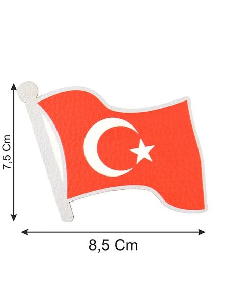 Dalgalı Türkiye Bayrak - Cırt - Patch - Peç - Arma - Resim 2