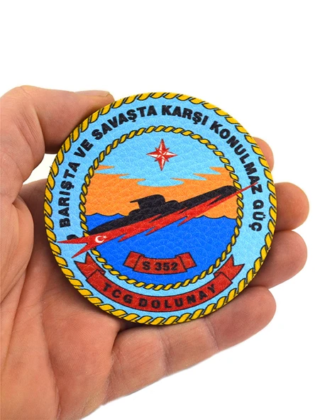 TCG Dolunay - Cırt - Patch - Peç - Arma - 8 cm - Resim 3