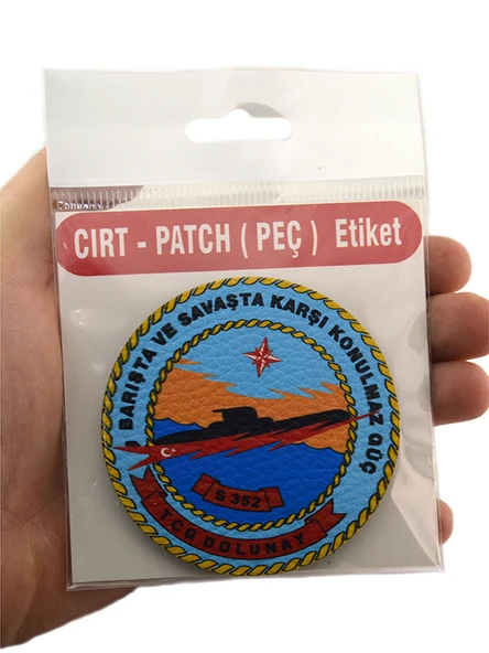 TCG Dolunay - Cırt - Patch - Peç - Arma - 8 cm - Resim 6