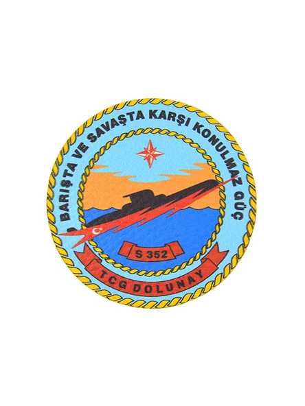 TCG Dolunay - Cırt - Patch - Peç - Arma - 8 cm ürün görseli 1