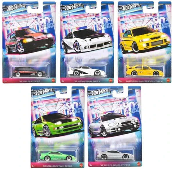 Hot Wheels 90's Street Scene 5'li Set JDY83 ürün görseli 1