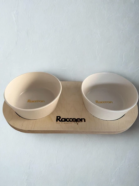 Raccoon Zeus 16 Cm Çift Tablalı Beyaz ürün görseli 1
