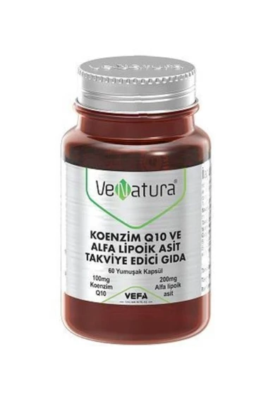 Venatura Koenzim Q10 ve Alfa Lipoik Asit 60 Kapsül ürün görseli 1