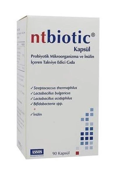 Ntbiotic Probiyotik+Prebiyotik 90 Kapsül ürün görseli 1