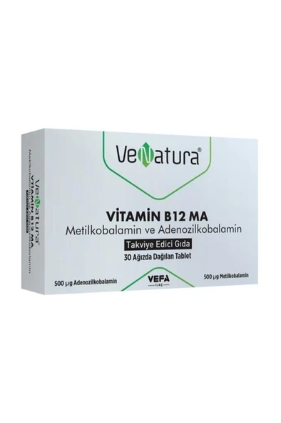Venatura Vitamin B12 Ma Metilkobalamin ve Adenozilkobalamin Takviye Edici Gıda ürün görseli 1