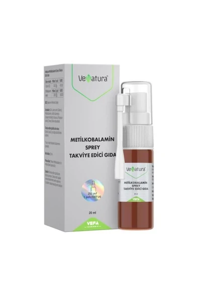 Venatura Metilkobalamin Sprey 20 ml ürün görseli 1