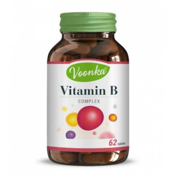Voonka Vitamin B Complex 62 Tablet ürün görseli 1