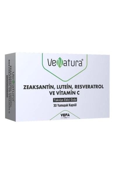Venatura Zeaksantin Lutein Resveratrol Vitamin C 30 Kapsül ürün görseli 1
