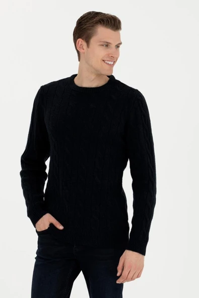 U.S. Polo Assn. Erkek Minimalist Örgü Kazak - Günlük Stil ürün görseli 1