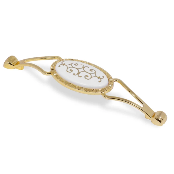 Seçil Çekmece Dolap Dolabı Kapak Kulpu Kulpları Kulbu 128 Mm-12.8 Cm Gold Metal Kulp Mobilya Mutfak ürün görseli 1