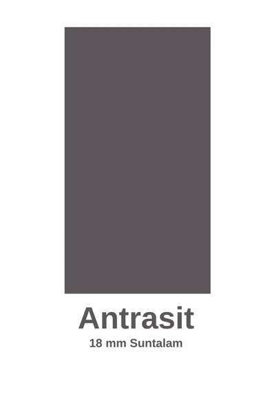 Duru Kitaplıklı Çalışma Masası Antrasit - Resim 7